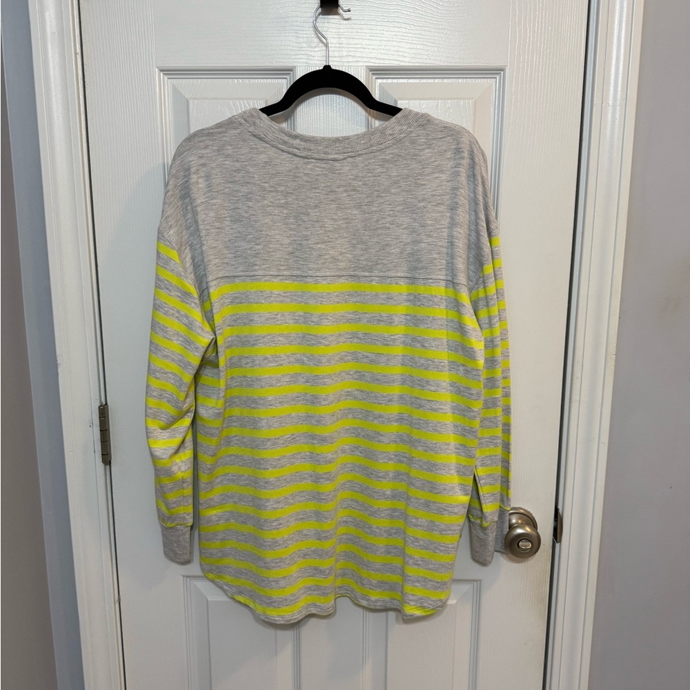 Workshop Republic Clothing Gray Long Sleeve Top Sz 1X NWT - Picture 5 of 6